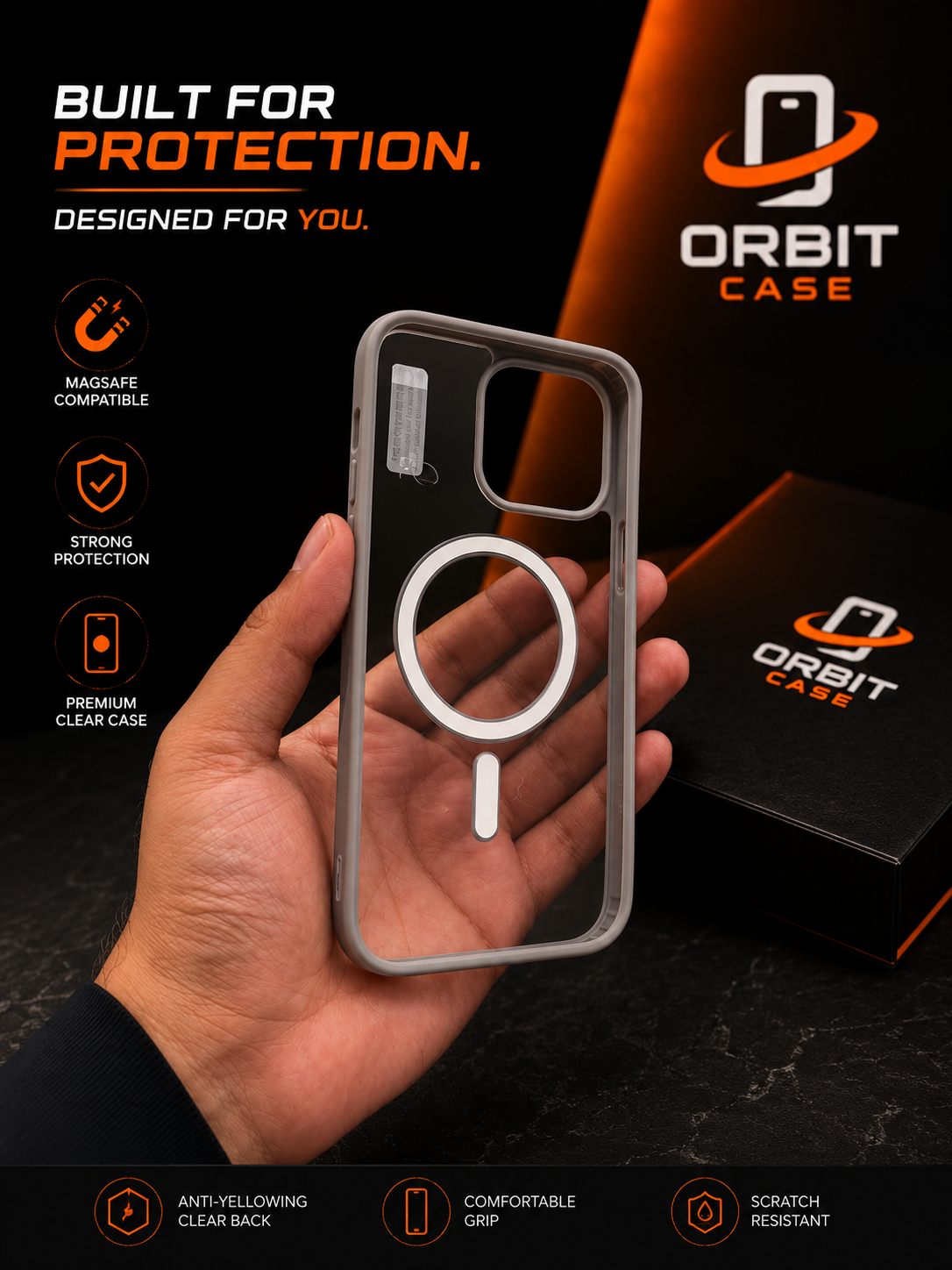Premium Magnetic Clear Case for iPhone 14 Series