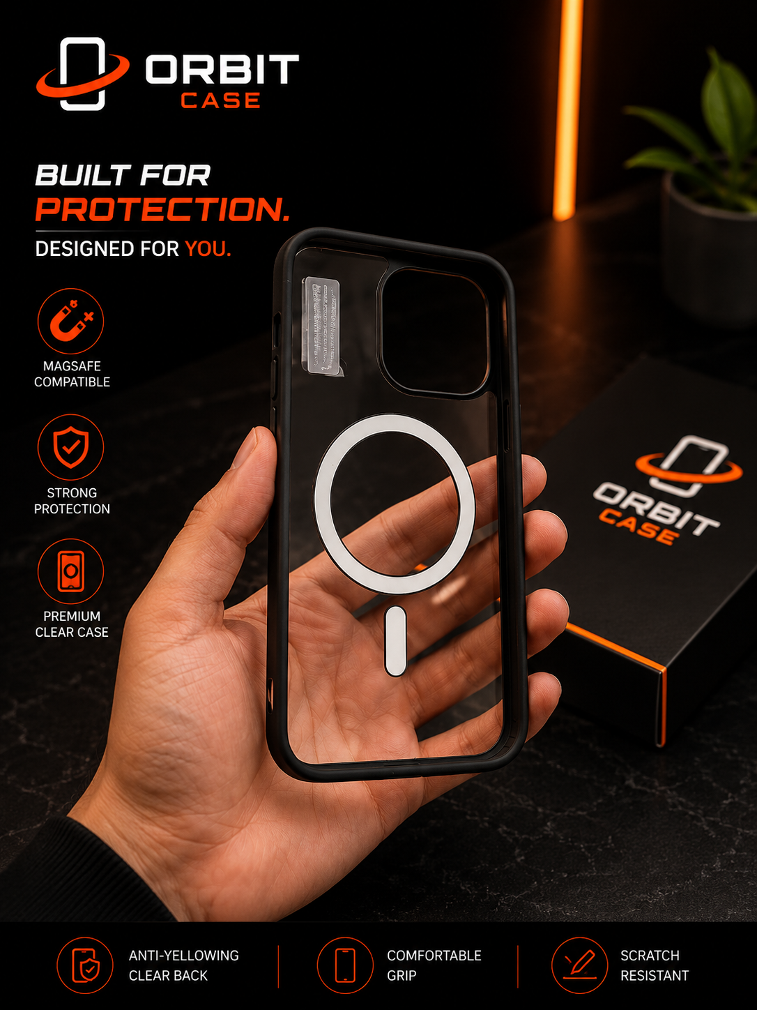 Premium Magnetic Clear Case for iPhone 13 Series