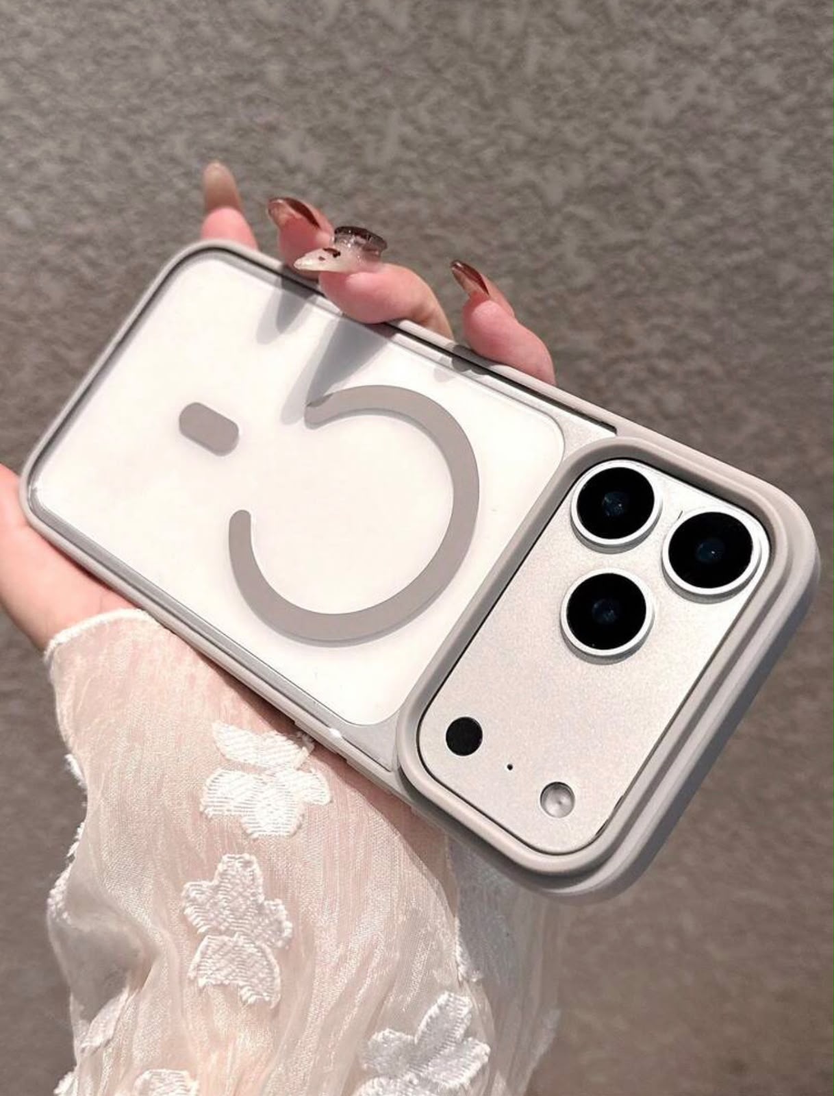 Luxury Matte MagSafe Camera Shield Case
