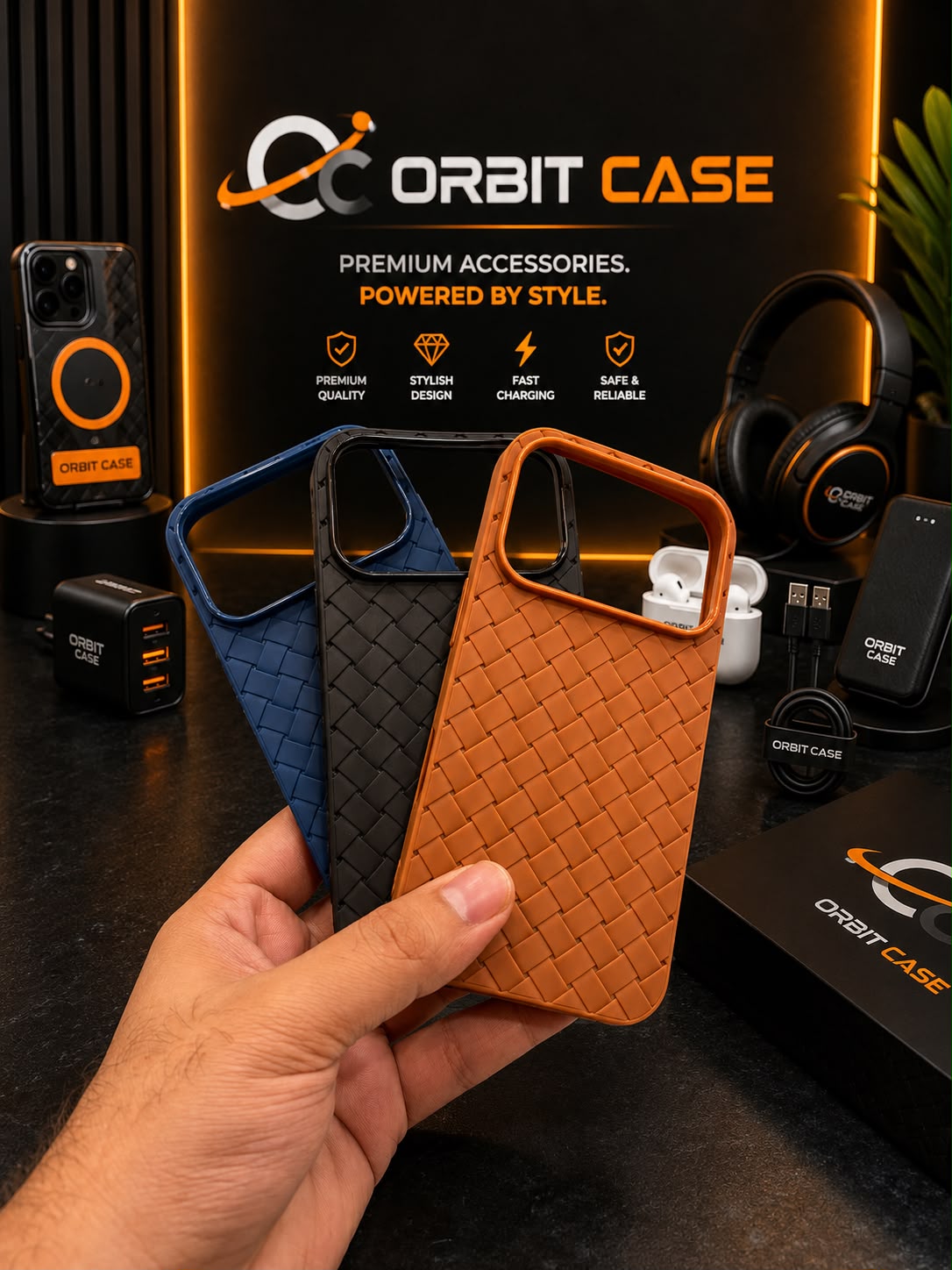 Woven Luxe Leather Case for iPhone 17 Series