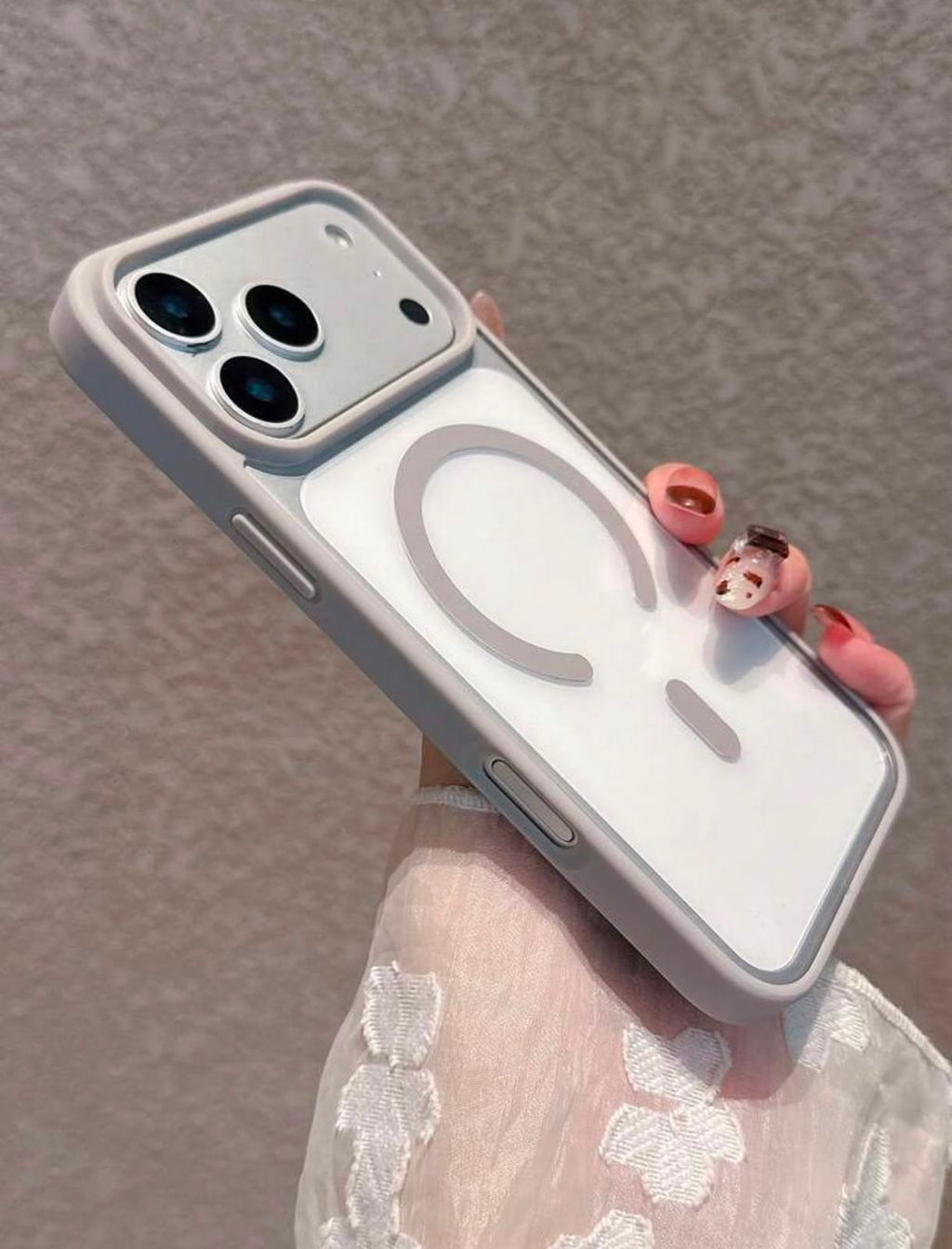 Luxury Matte MagSafe Camera Shield Case