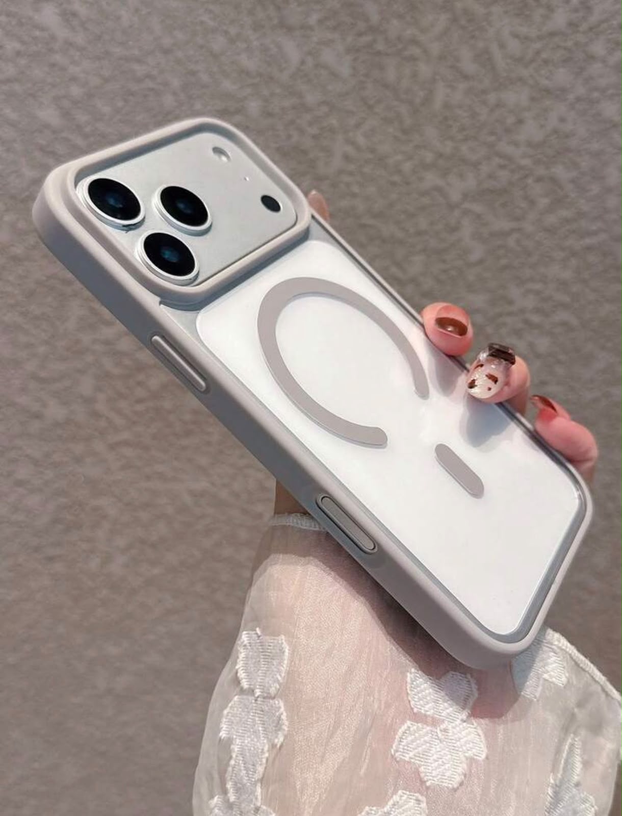 Luxury Matte MagSafe Camera Shield Case