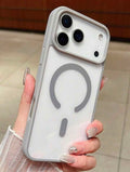 Luxury Matte MagSafe Camera Shield Case