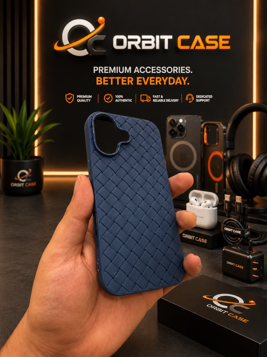 Woven Luxe Leather Case for iPhone 17 Series