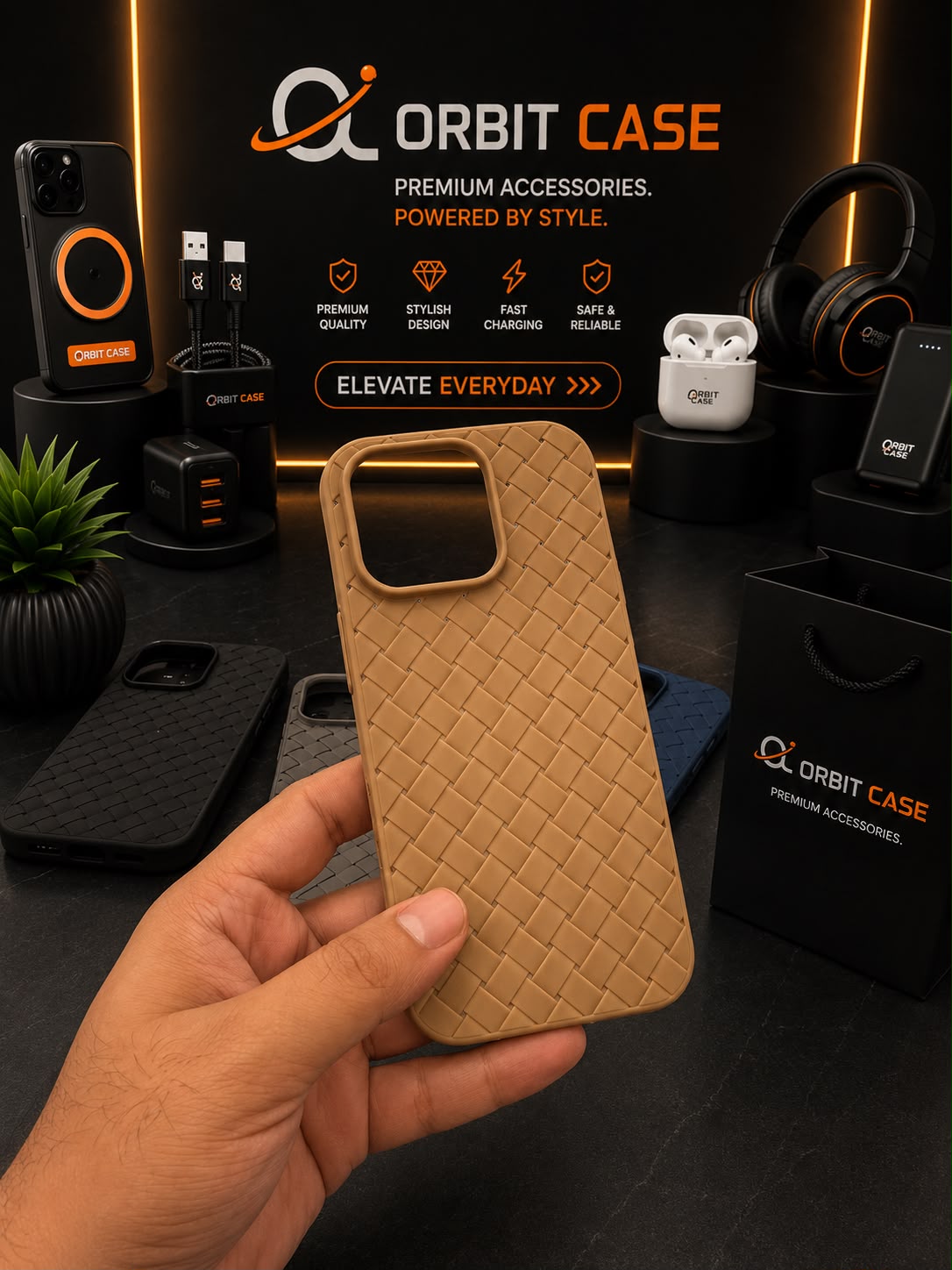 Woven Luxe Silicone Case for iPhone 13 To 17 SERIES